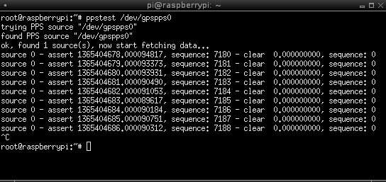 Testing the PPS signal